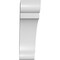 Ekena Millwork 3 1/2-in. W x 12-in. D x 12-in. H Olympic Architectural Grade PVC Knee Brace BRCP035X12X12OLY - alternate 5